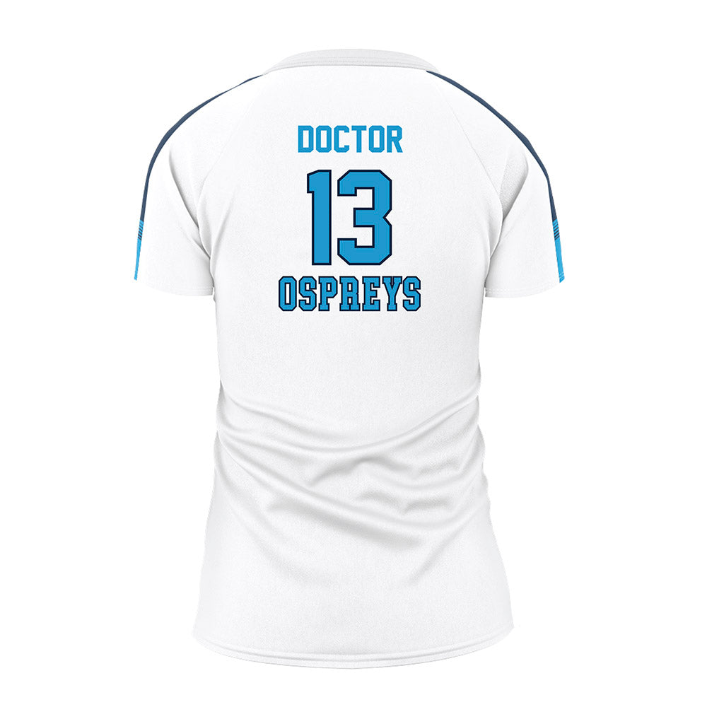 UNF - NCAA Women's Volleyball : Kaili Doctor - White Volleyball Jersey-1