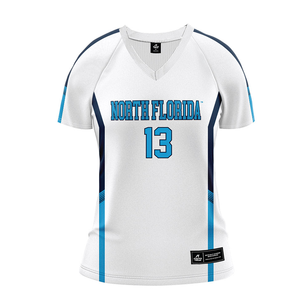 UNF - NCAA Women's Volleyball : Kaili Doctor - White Volleyball Jersey-0