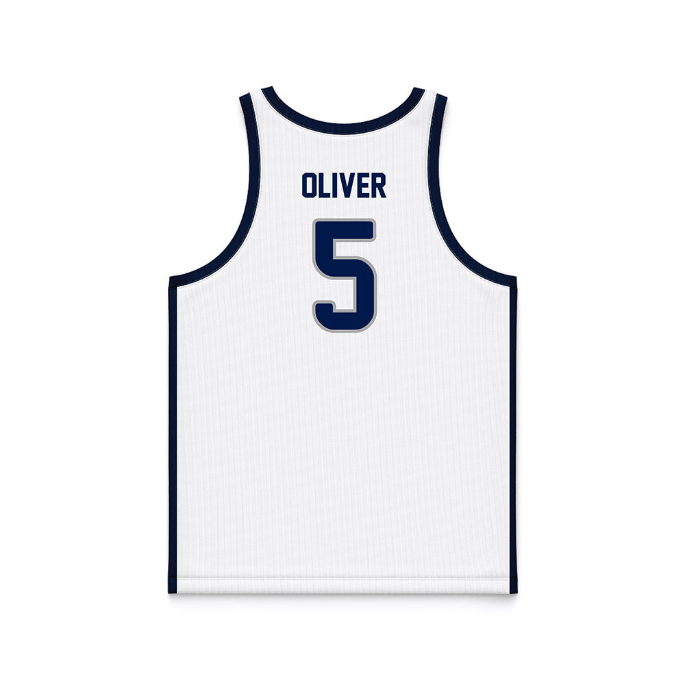 UNF - NCAA Men's Basketball : Dante Oliver - White Basketball Jersey-1