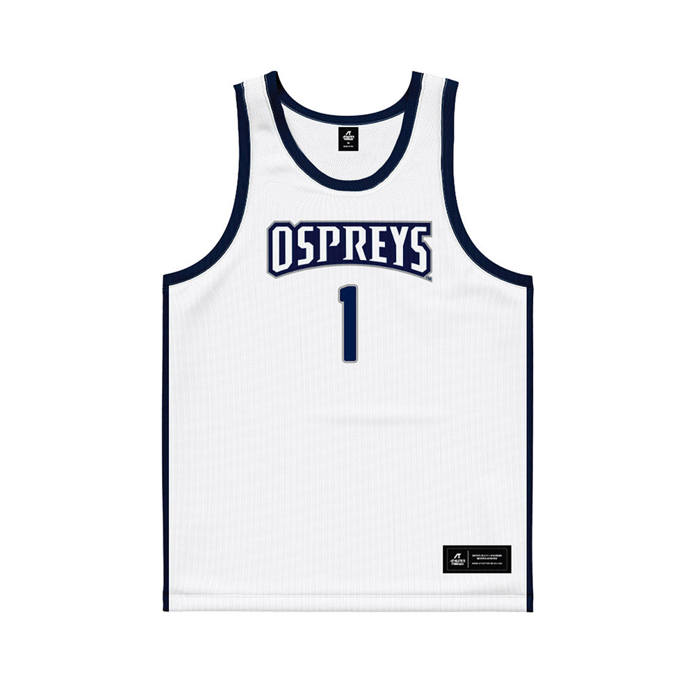 UNF - NCAA Men's Basketball : Taylor Thompson - White Basketball Jersey