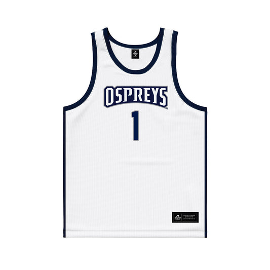 UNF - NCAA Men's Basketball : Taylor Thompson - White Basketball Jersey