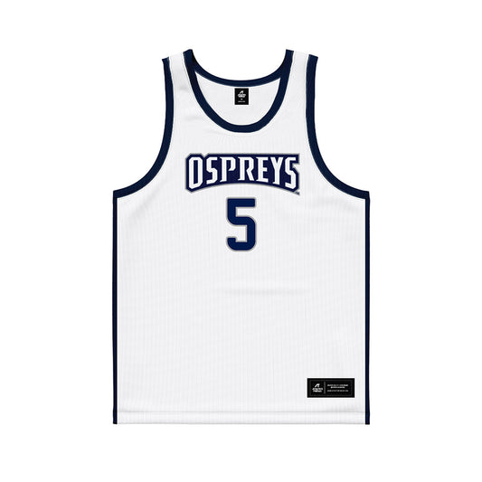 UNF - NCAA Men's Basketball : Dante Oliver - White Basketball Jersey-0