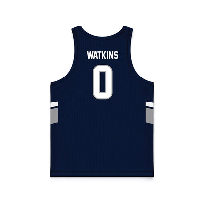 UNF - NCAA Men's Basketball : Mason Watkins - Midnight Navy Basketball Jersey-1