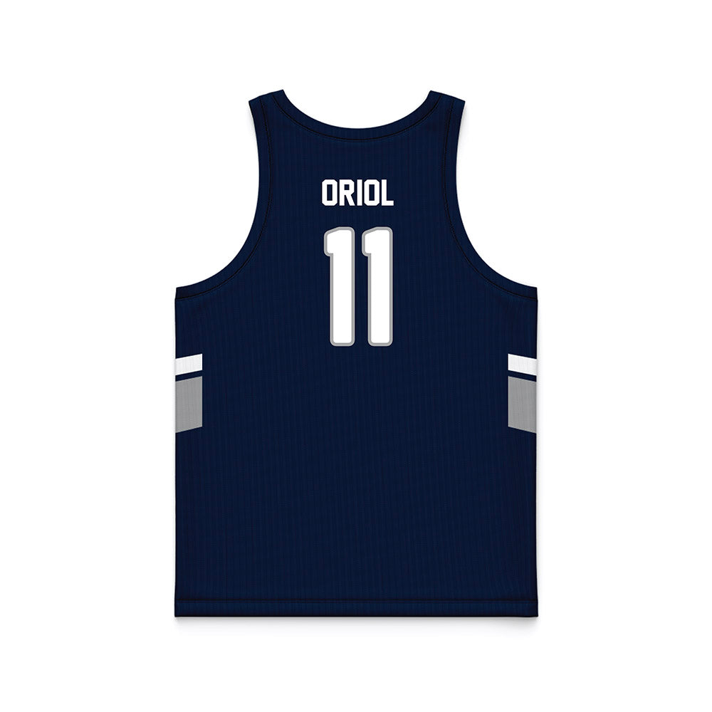 UNF - NCAA Men's Basketball : Kamrin Oriol - Midnight Navy Basketball Jersey