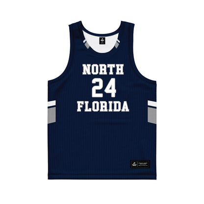 UNF - NCAA Men's Basketball : Nestor Dyachok - Midnight Navy Basketball Jersey-0