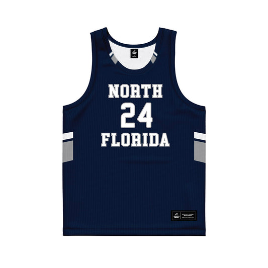 UNF - NCAA Men's Basketball : Nestor Dyachok - Midnight Navy Basketball Jersey-0