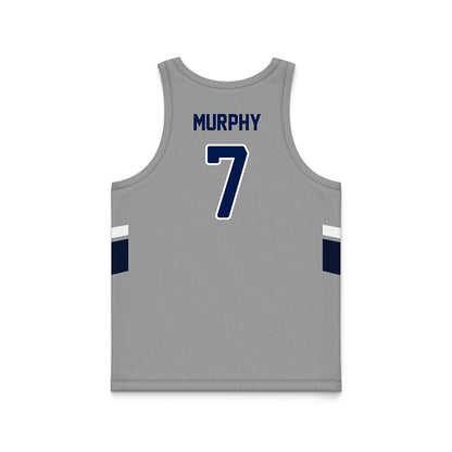 UNF - NCAA Men's Basketball : Liam Murphy - Grey Basketball Jersey-1