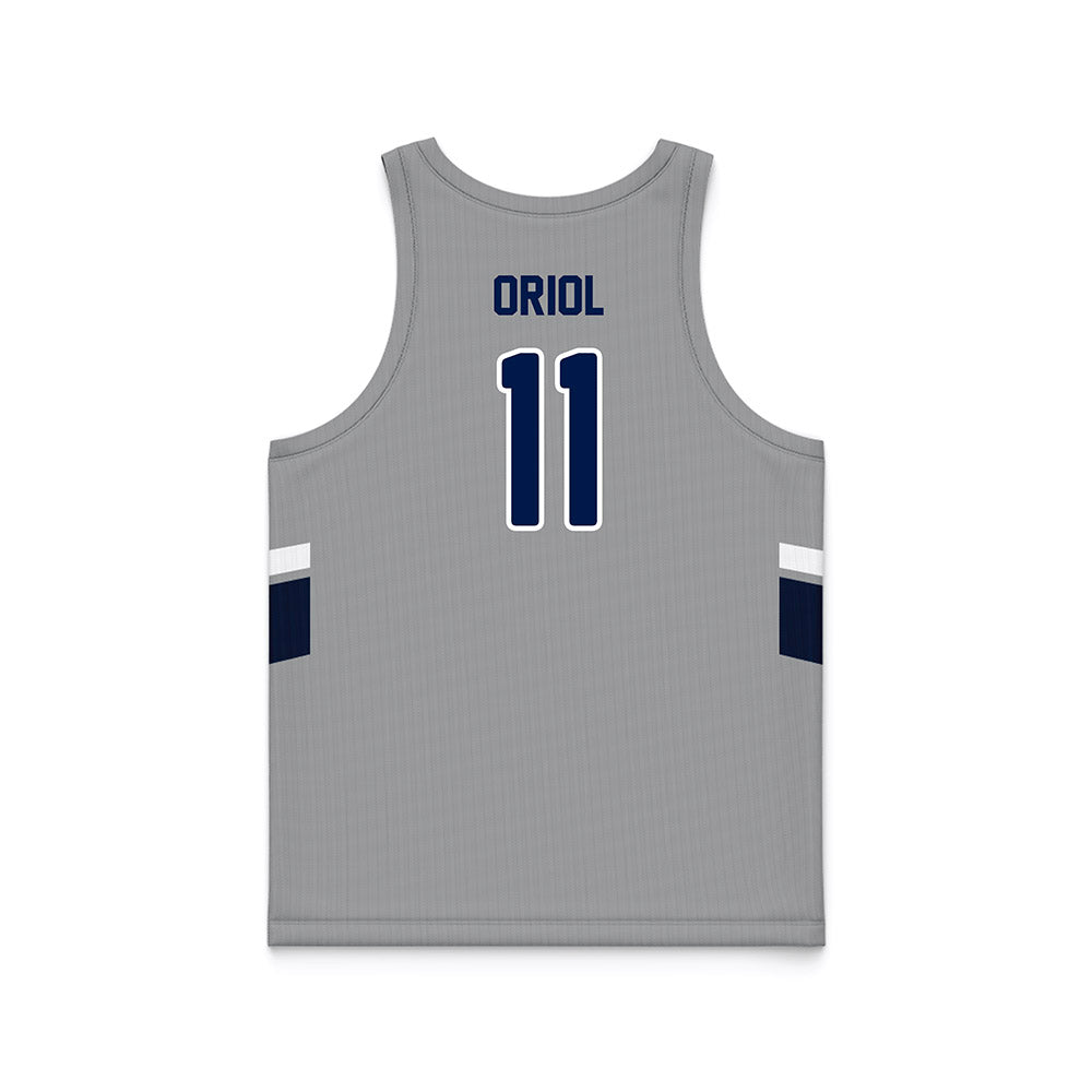 UNF - NCAA Men's Basketball : Kamrin Oriol - Grey Basketball Jersey