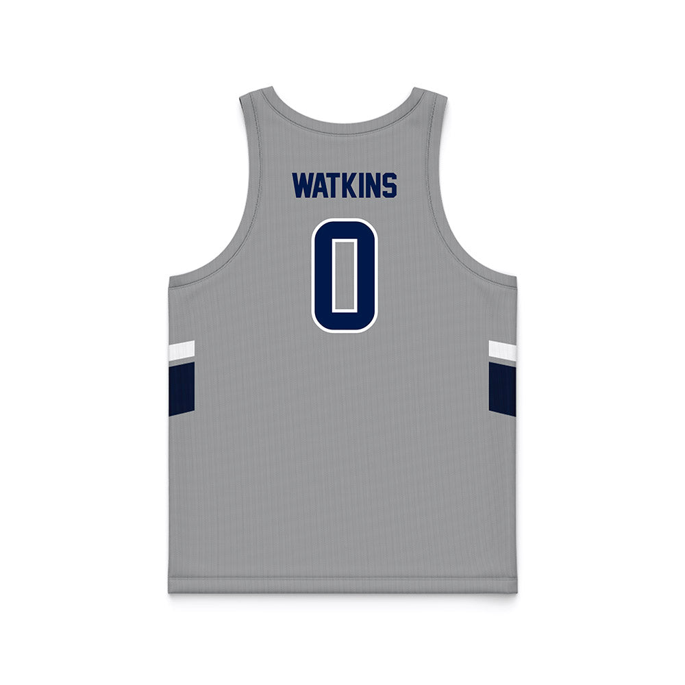 UNF - NCAA Men's Basketball : Mason Watkins - Grey Basketball Jersey-1