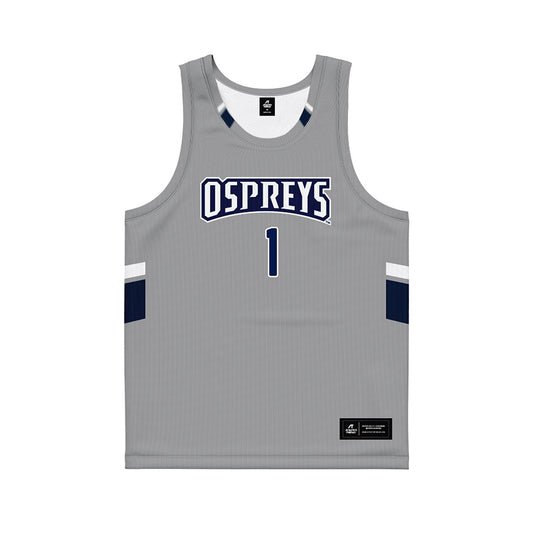 UNF - NCAA Men's Basketball : Taylor Thompson - Grey Basketball Jersey
