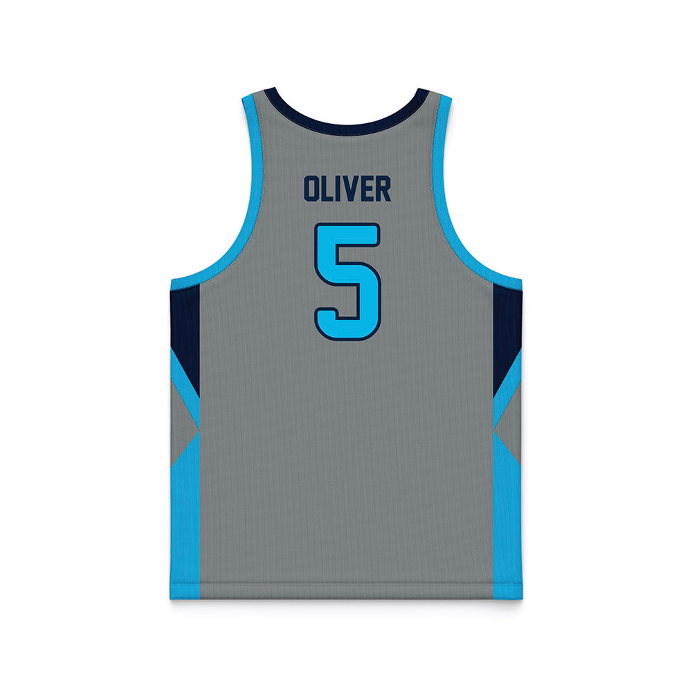 UNF - NCAA Men's Basketball : Dante Oliver - Graphite Basketball Jersey-1