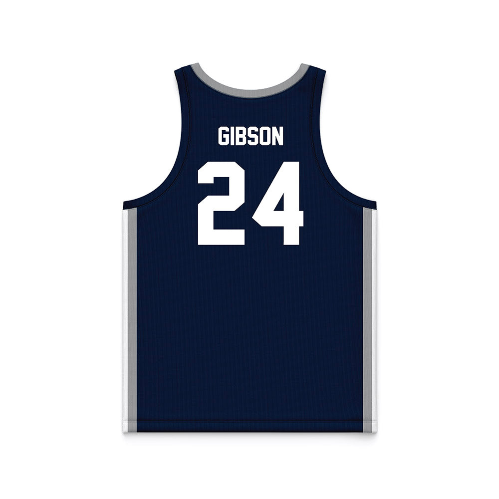 UNF - NCAA Women's Basketball : Jasmynne Gibson - Midnight Navy Basketball Jersey