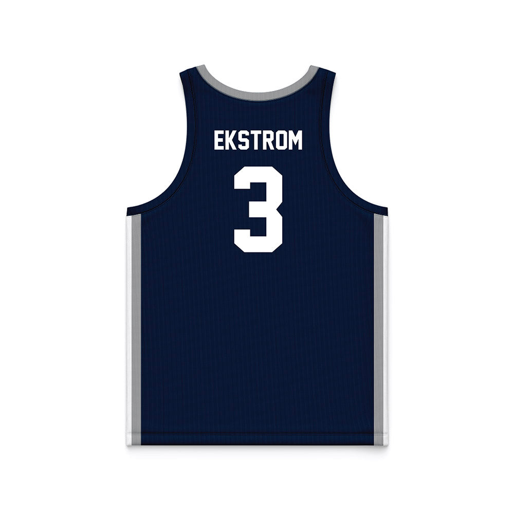 UNF - NCAA Women's Basketball : Anja Ekstrom - Midnight Navy Basketball Jersey