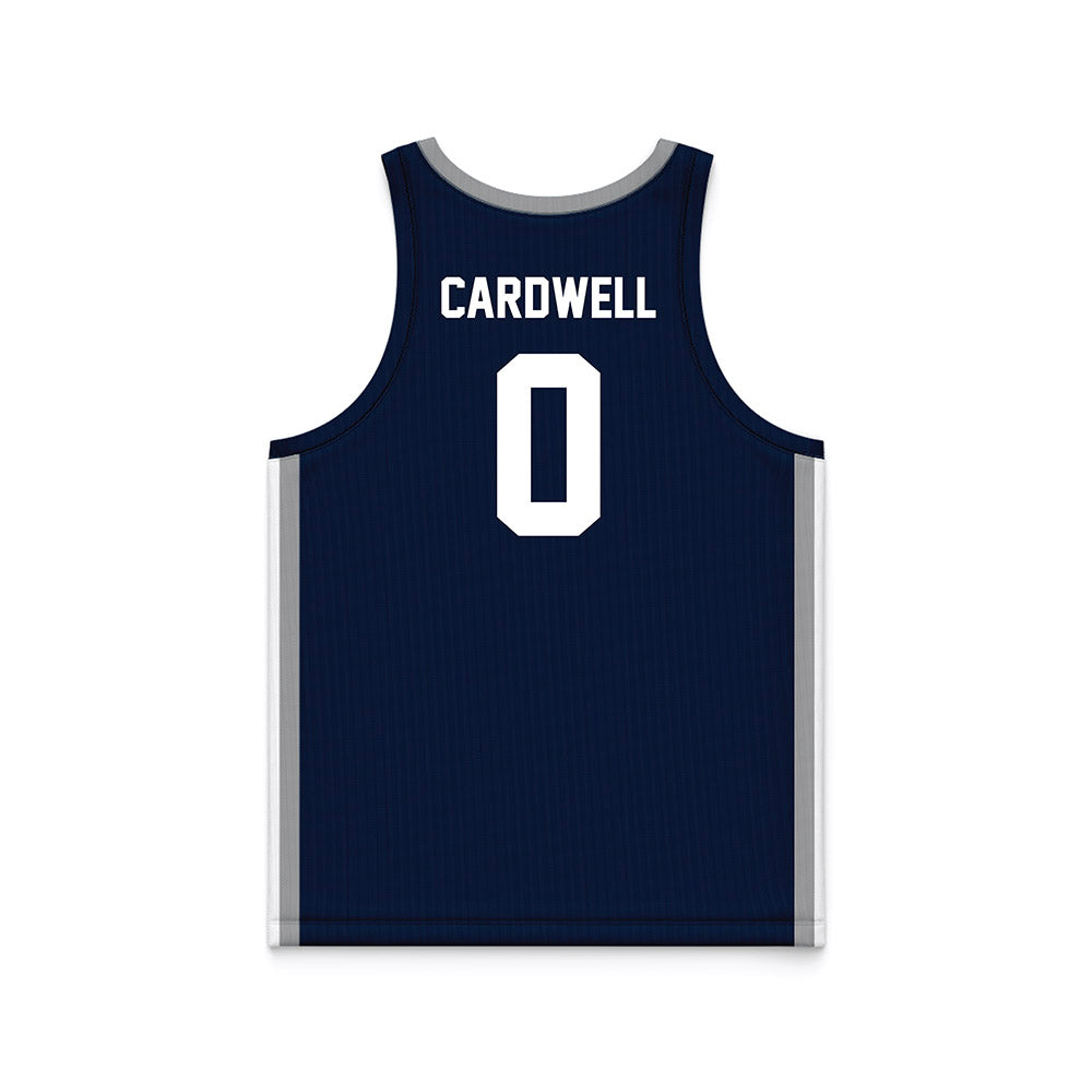 UNF - NCAA Women's Basketball : Jamison Cardwell - Midnight Navy Basketball Jersey-1