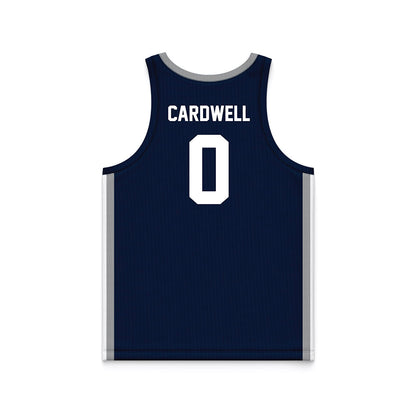 UNF - NCAA Women's Basketball : Jamison Cardwell - Midnight Navy Basketball Jersey-1