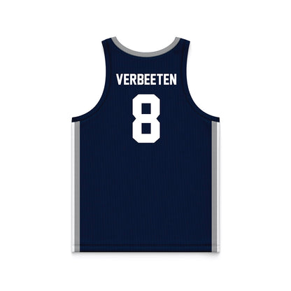 UNF - NCAA Women's Basketball : Megan Verbeeten - Midnight Navy Basketball Jersey-1