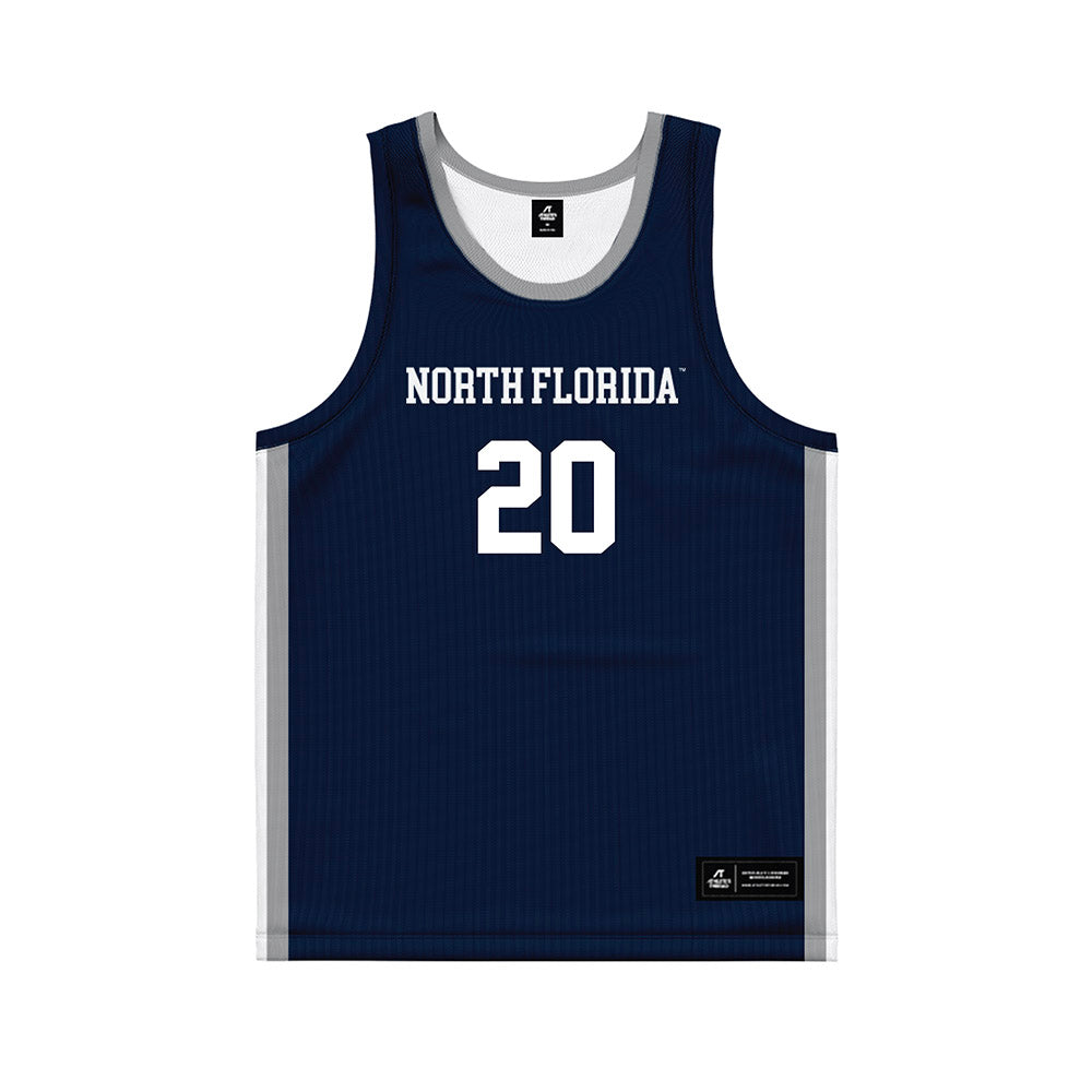 UNF - NCAA Women's Basketball : Georgi Buzzetti - Midnight Navy Basketball Jersey-0
