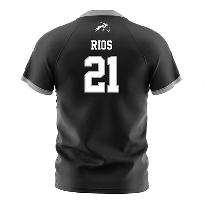 UNF - NCAA Men's Soccer : Rafa Rios - Black Soccer Jersey-1