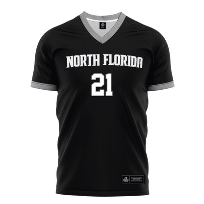 UNF - NCAA Men's Soccer : Rafa Rios - Black Soccer Jersey-0