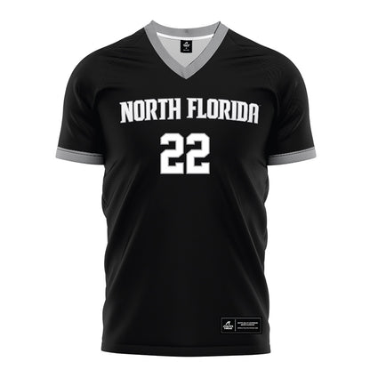 UNF - NCAA Men's Soccer : Anton Khelil - Black Soccer Jersey-0