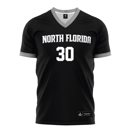 UNF - NCAA Men's Soccer : Austin Gains - Black Soccer Jersey-0