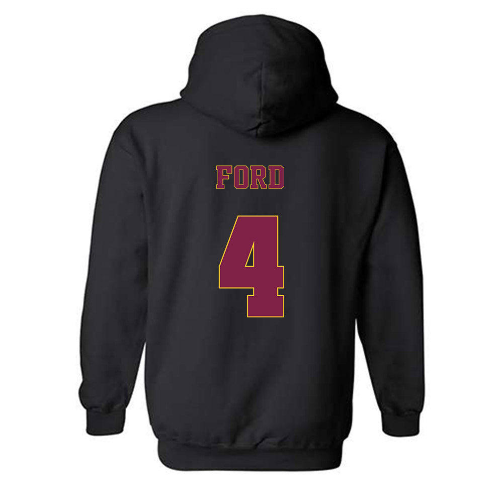 Arizona State - NCAA Men's Basketball : Bryce Ford - Classic Fashion Shersey Hooded Sweatshirt-1