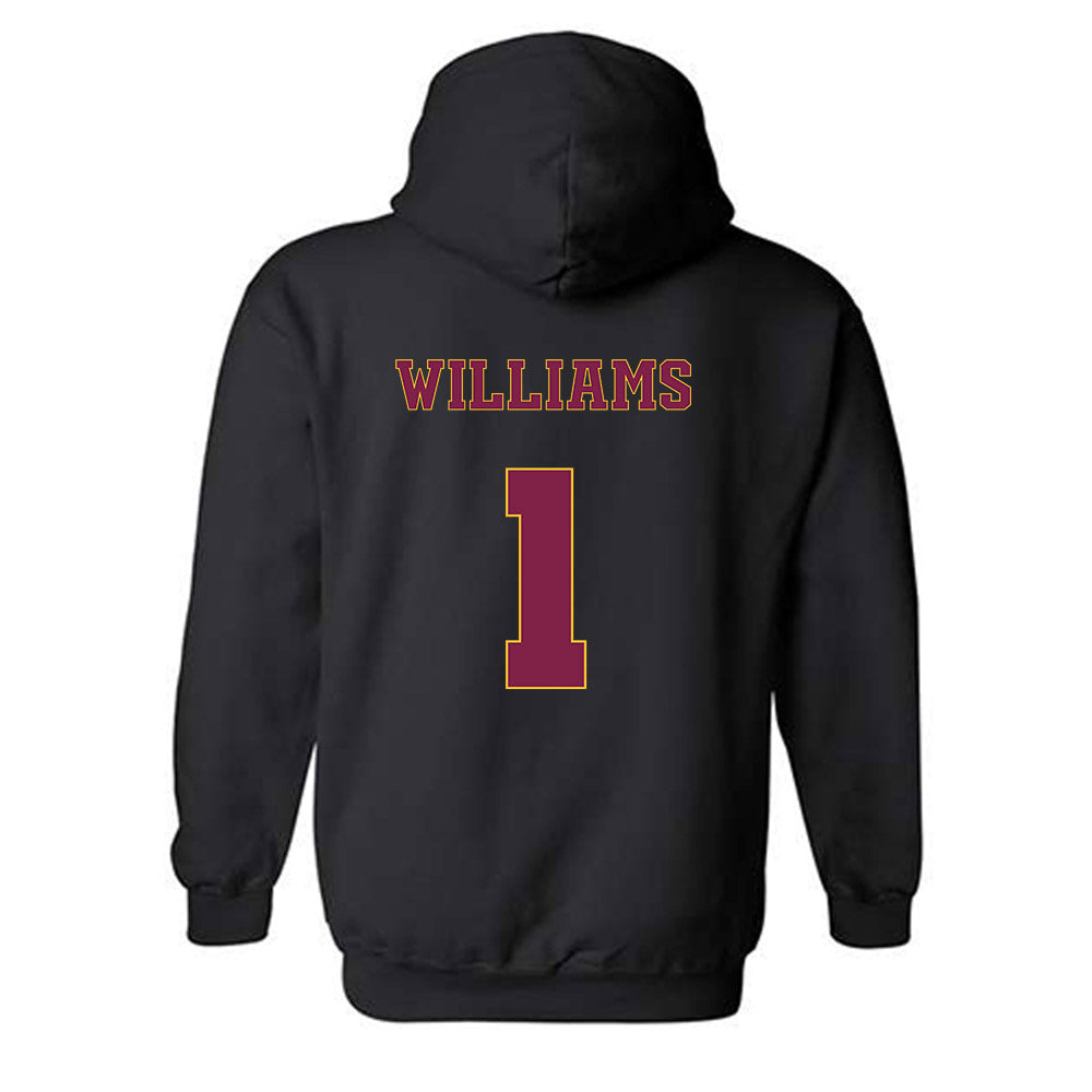 Arizona State - NCAA Women's Basketball : Amaya Williams - Classic Fashion Shersey Hooded Sweatshirt-1
