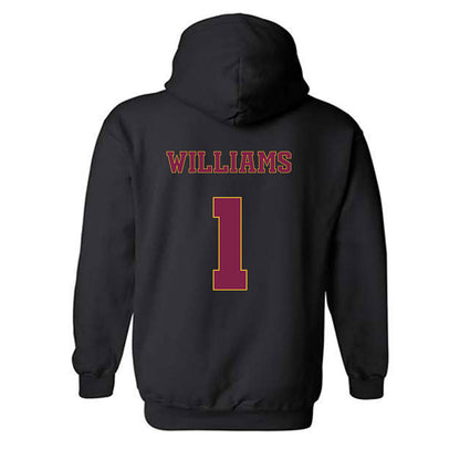 Arizona State - NCAA Women's Basketball : Amaya Williams - Classic Fashion Shersey Hooded Sweatshirt-1