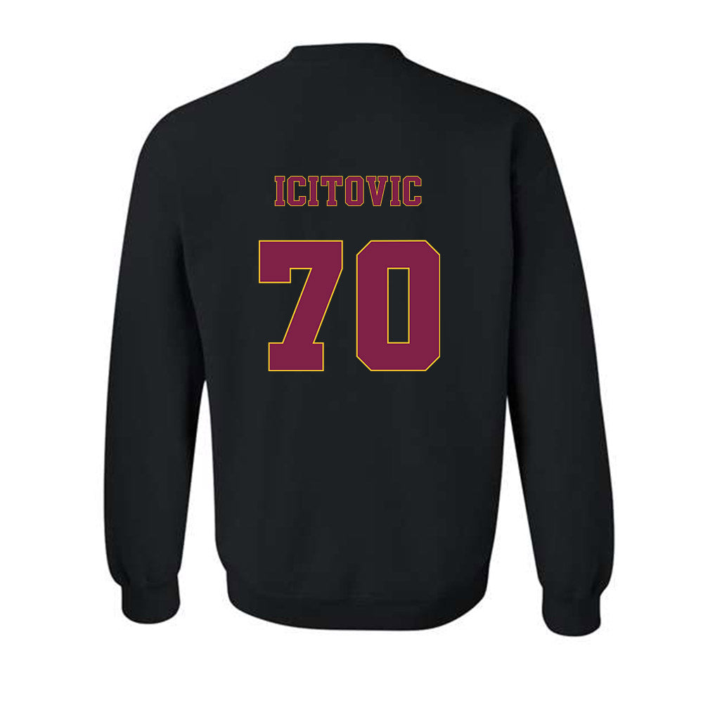 Arizona State - NCAA Men's Basketball : Jovan Icitovic - Classic Fashion Shersey Crewneck Sweatshirt-1