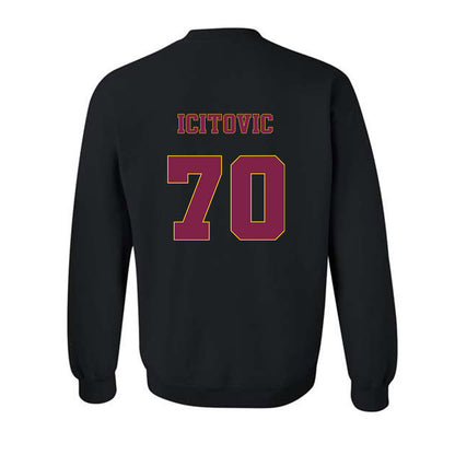 Arizona State - NCAA Men's Basketball : Jovan Icitovic - Classic Fashion Shersey Crewneck Sweatshirt-1