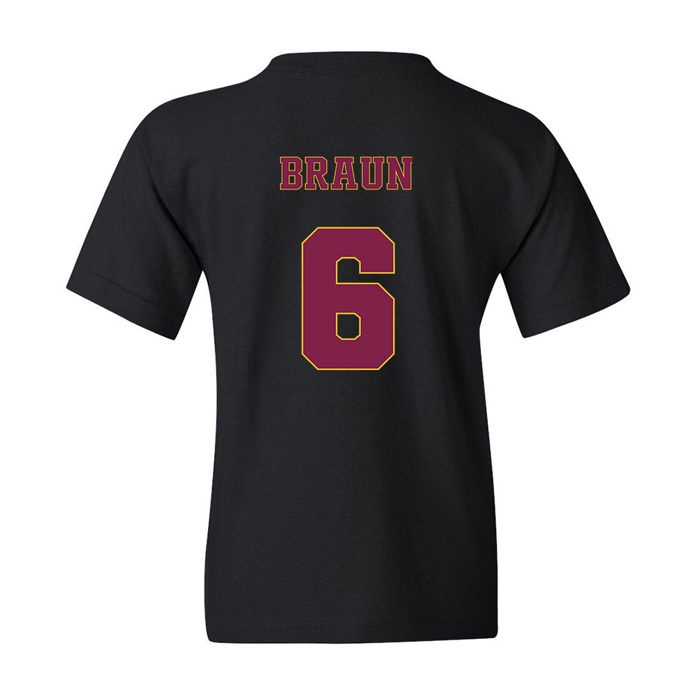 Arizona State - NCAA Men's Basketball : Connor Braun - Classic Fashion Shersey Youth T-Shirt