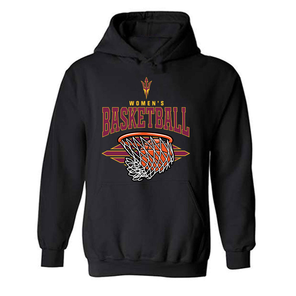 Arizona State - NCAA Women's Basketball : Deborah Davenport - Classic Fashion Shersey Hooded Sweatshirt-0
