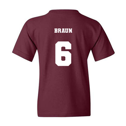 Arizona State - NCAA Men's Basketball : Connor Braun - Classic Fashion Shersey Youth T-Shirt-1