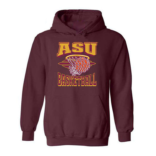 Arizona State - NCAA Men's Basketball : Santiago Trouet - Classic Fashion Shersey Hooded Sweatshirt-0