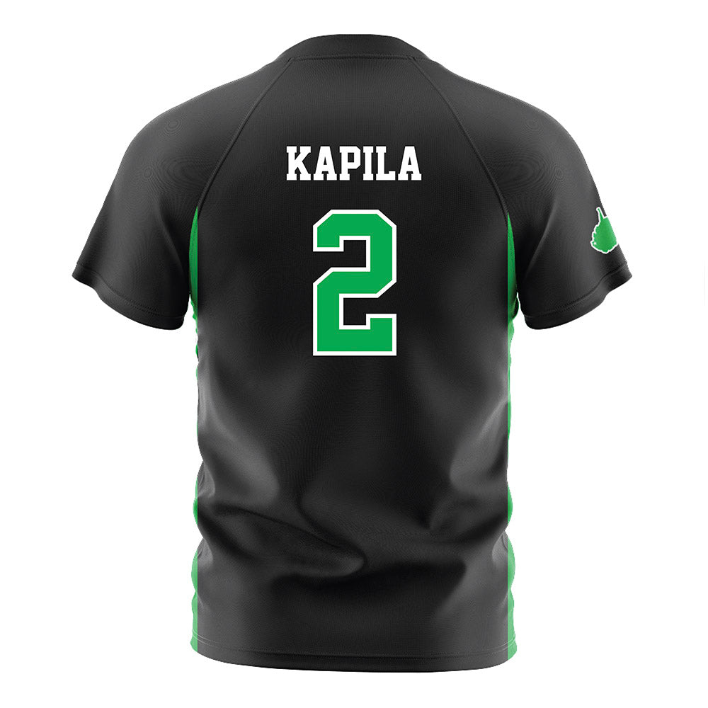 Marshall - NCAA Men's Soccer : Rohin Kapila - Black Soccer Jersey