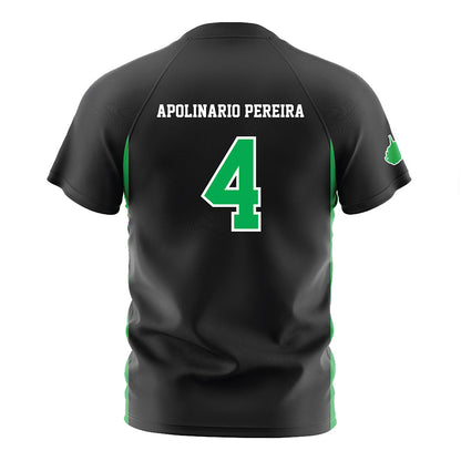 Marshall - NCAA Men's Soccer : Thiago Apolinario Pereira - Black Soccer Jersey-1