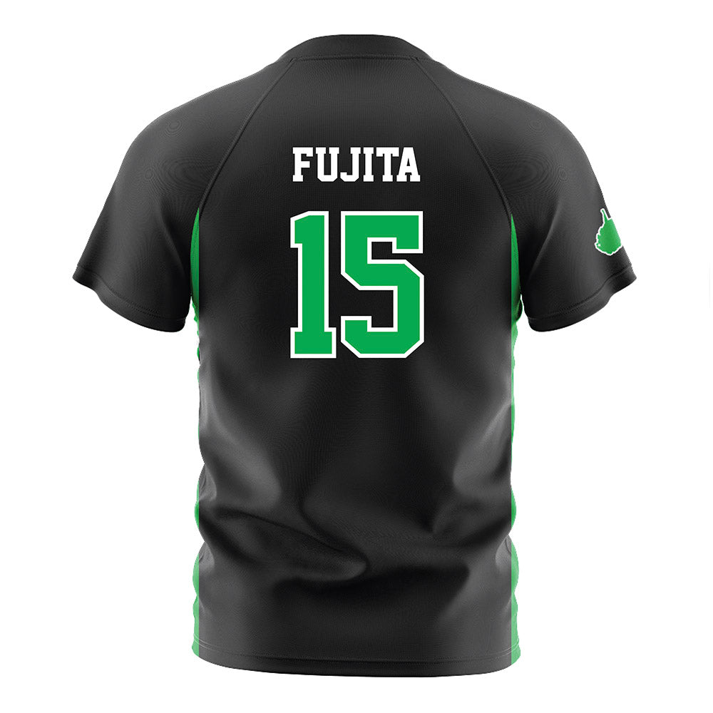 Marshall - NCAA Men's Soccer : Takahiro Fujita - Black Soccer Jersey