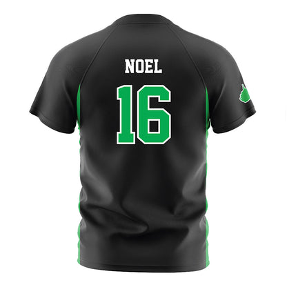 Marshall - NCAA Men's Soccer : Larry Noel - Black Soccer Jersey-1