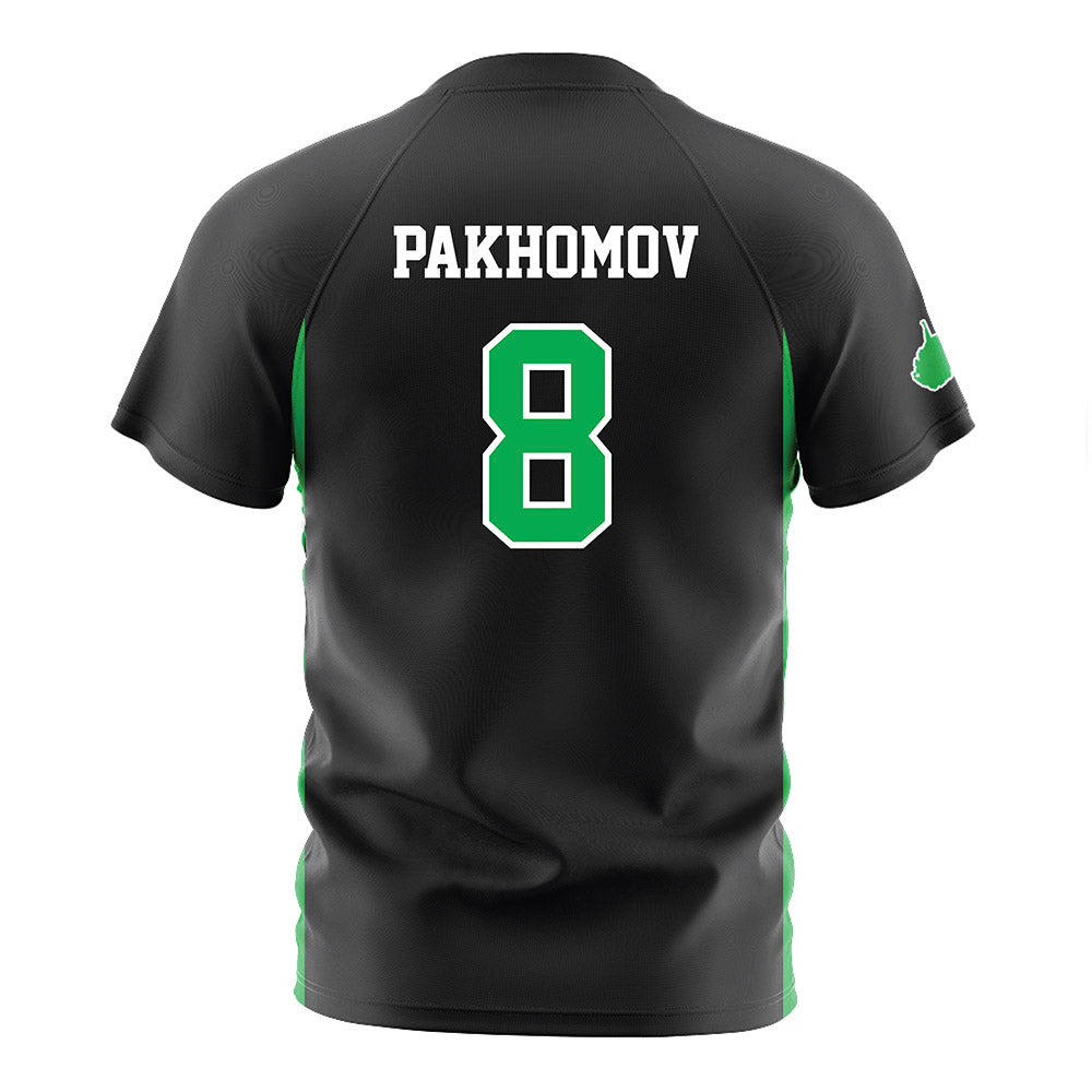 Marshall - NCAA Men's Soccer : Kirill Pakhomov - Black Soccer Jersey-1