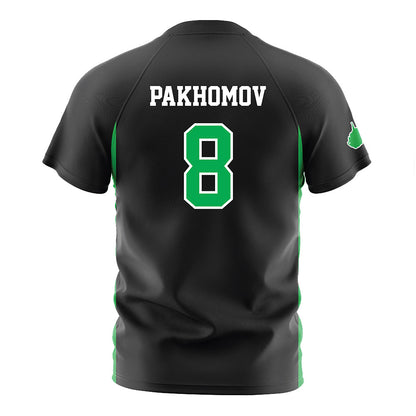 Marshall - NCAA Men's Soccer : Kirill Pakhomov - Black Soccer Jersey-1