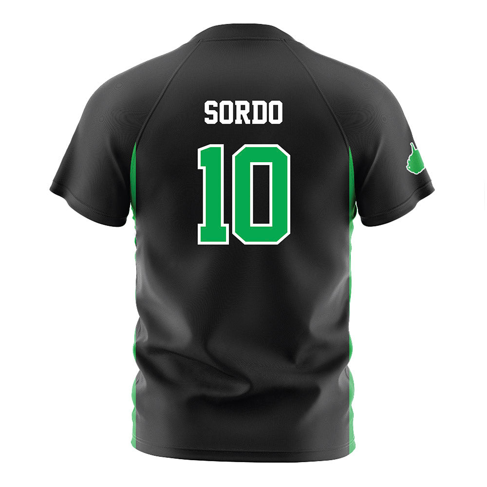 Marshall - NCAA Men's Soccer : Aymane Sordo - Black Soccer Jersey