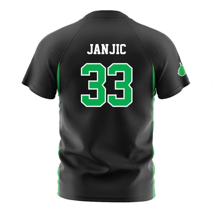 Marshall - NCAA Men's Soccer : Aleksa Janjic - Black Soccer Jersey-1