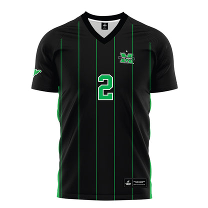 Marshall - NCAA Men's Soccer : Rohin Kapila - Black Soccer Jersey