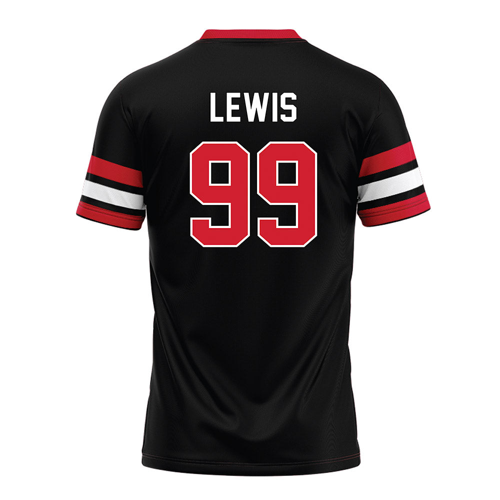SEMO - NCAA Football : Steven Lewis - Black Football Jersey-1