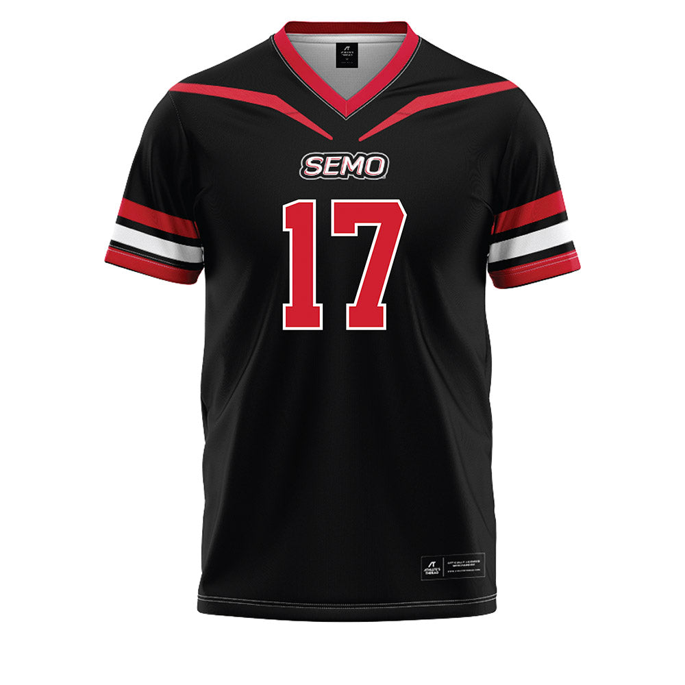SEMO - NCAA Football : Tristin Purnell - Black Football Jersey-0