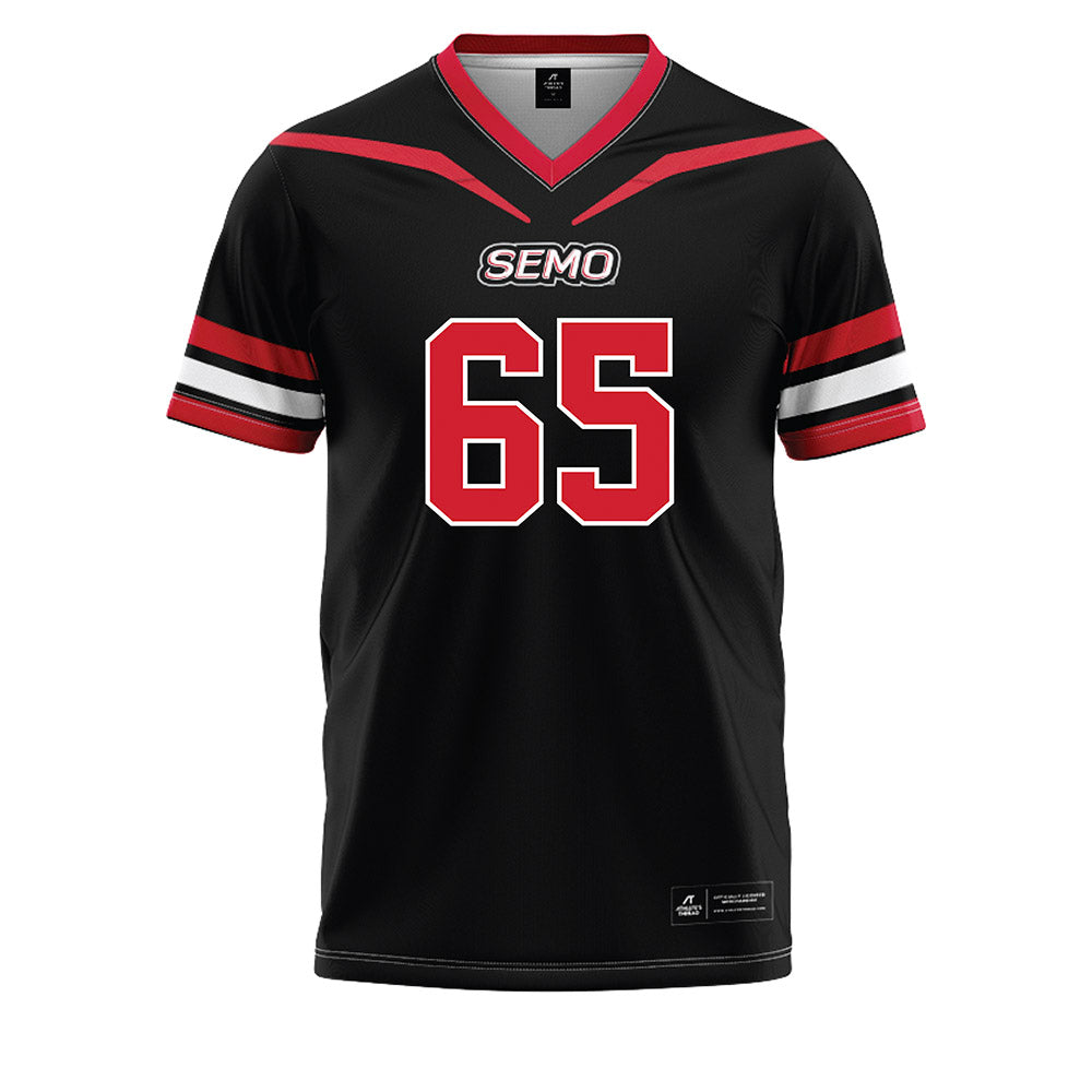 SEMO - NCAA Football : Hudson Brewer - Black Football Jersey-0