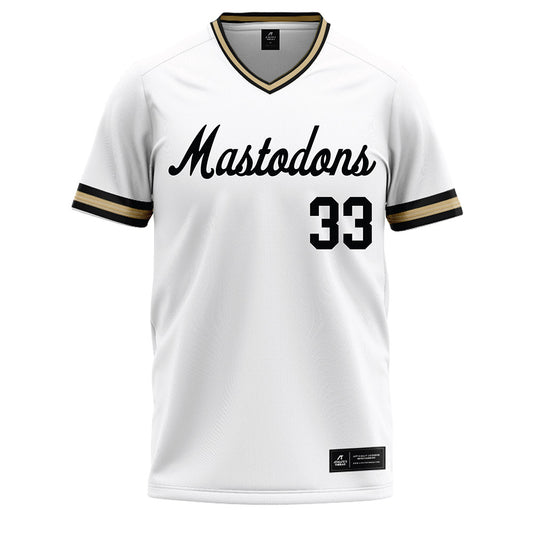 PFW - NCAA Baseball : Mark Luke - White Baseball Jersey