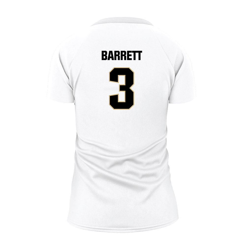 PFW - NCAA Women's Volleyball : Becky Barrett - White Volleyball Jersey-1
