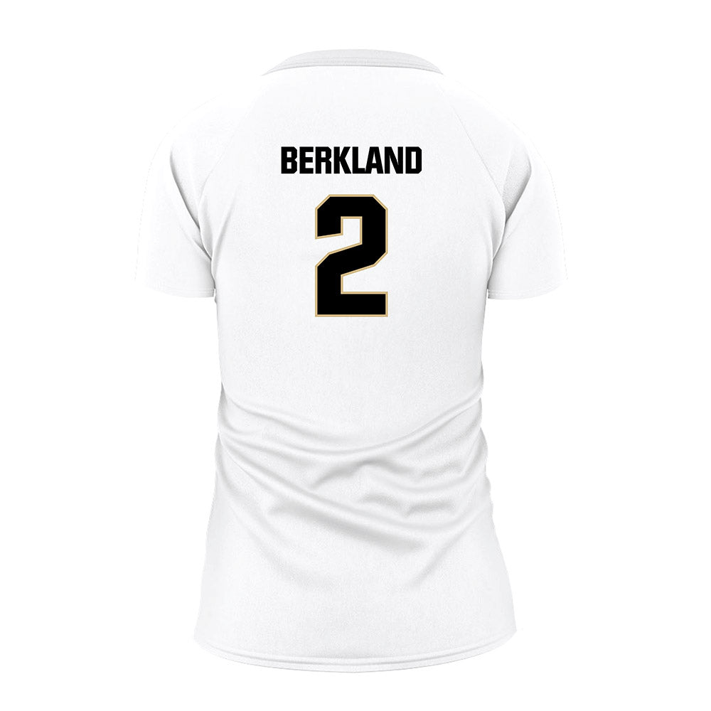 PFW - NCAA Women's Volleyball : Meg Berkland - White Volleyball Jersey-1