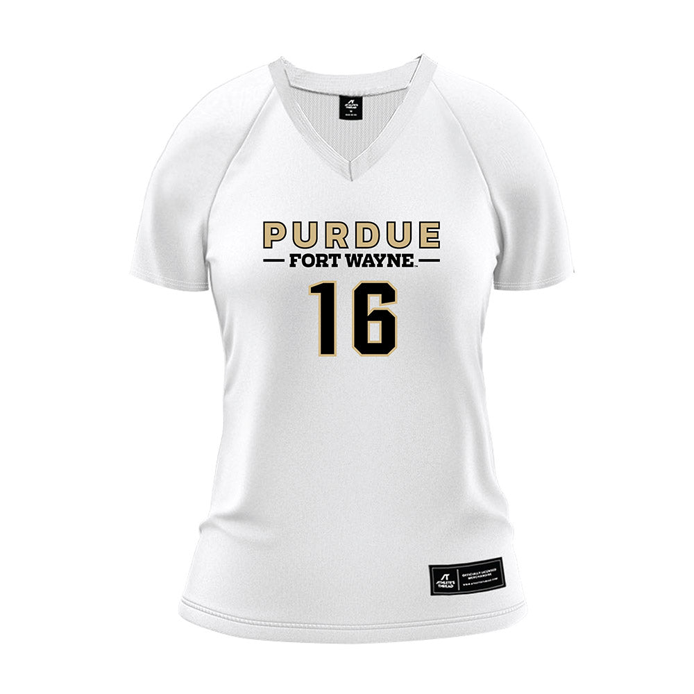 PFW - NCAA Women's Volleyball : Avery Parris - White Volleyball Jersey-0